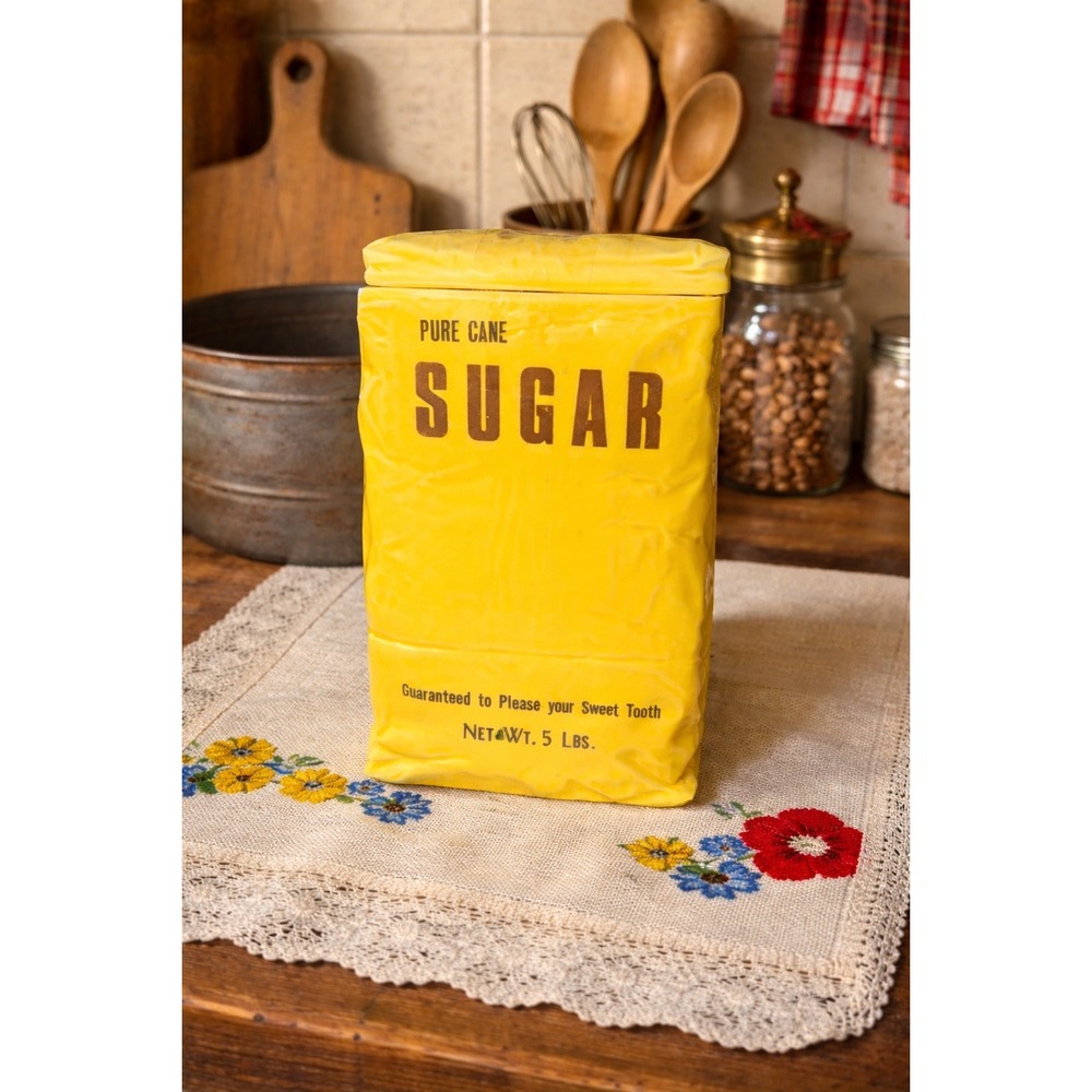 1979 St. John for Stafford Kitchen canister for sugar - made of ceramic